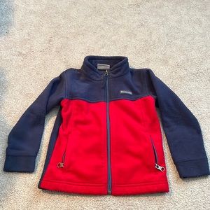 Columbia zip up fleece jacket